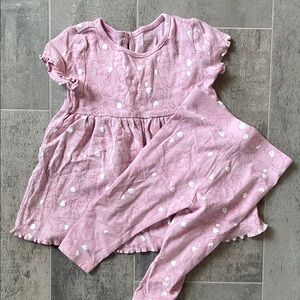 3/$20 Joe Fresh Pink Bunny Set with Puff Sleeves